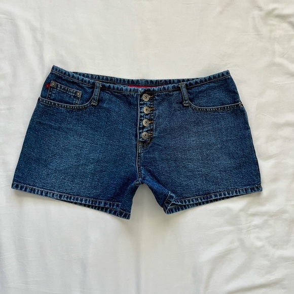 SOLD Vintage Y2K Zana Di Low Rise Mini Shorts - Picture 6 of 6